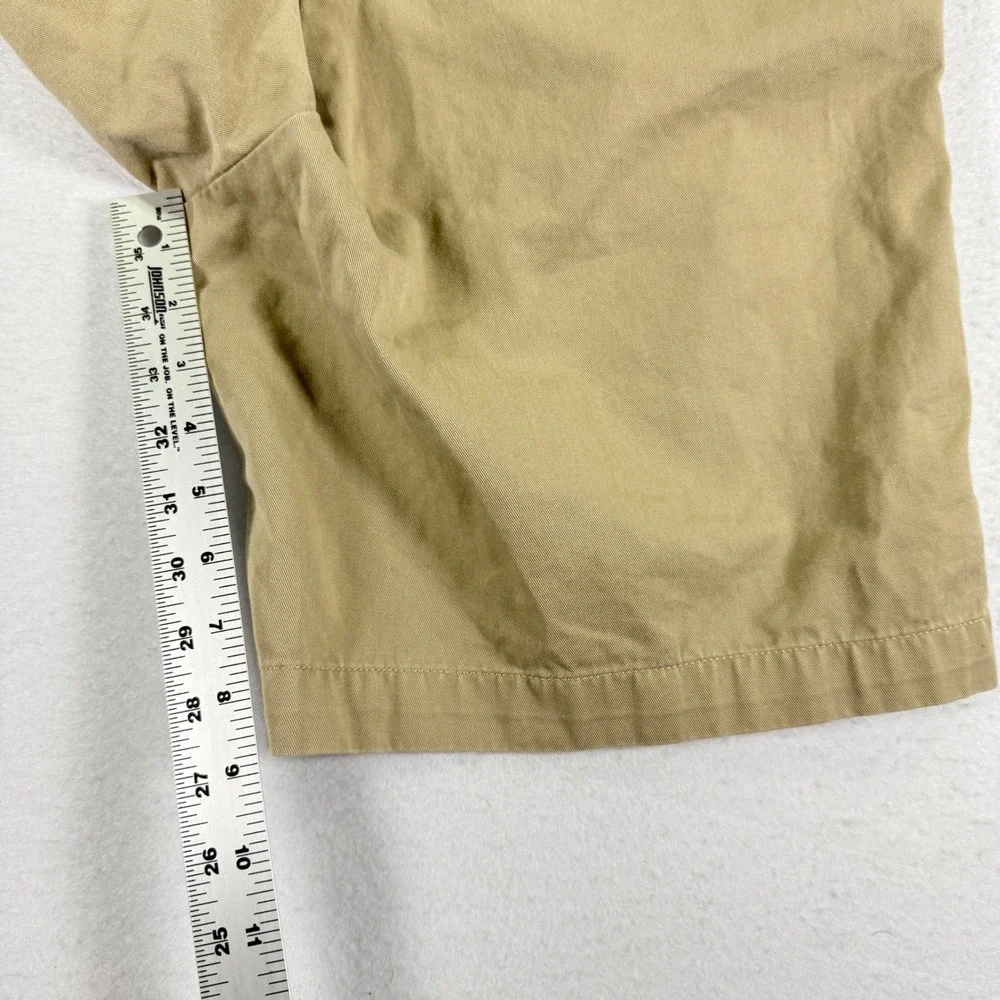 Vintage Polo Ralph Lauren Tyler Shorts Mens 30 Double Pleated Khaki Chino Tan